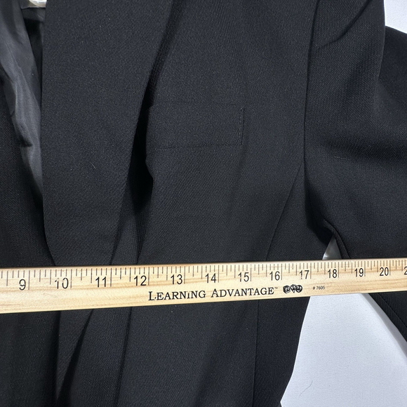 Topshop Womens Black Belted Blazer Size 8 - Picture 6 of 7